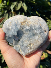 Load image into Gallery viewer, Celestite Heart Cluster Geode
