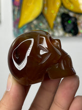 Load image into Gallery viewer, 2” Carnelian Skull #A
