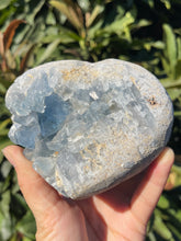 Load image into Gallery viewer, Celestite Heart Cluster Geode
