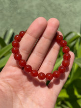 Load image into Gallery viewer, Carnelian 8mm Bracelet
