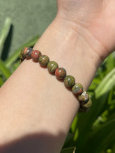 Load image into Gallery viewer, Unakite 8mm Bracelet
