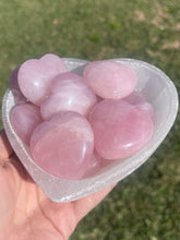 Load image into Gallery viewer, Puffy Rose Quartz Heart
