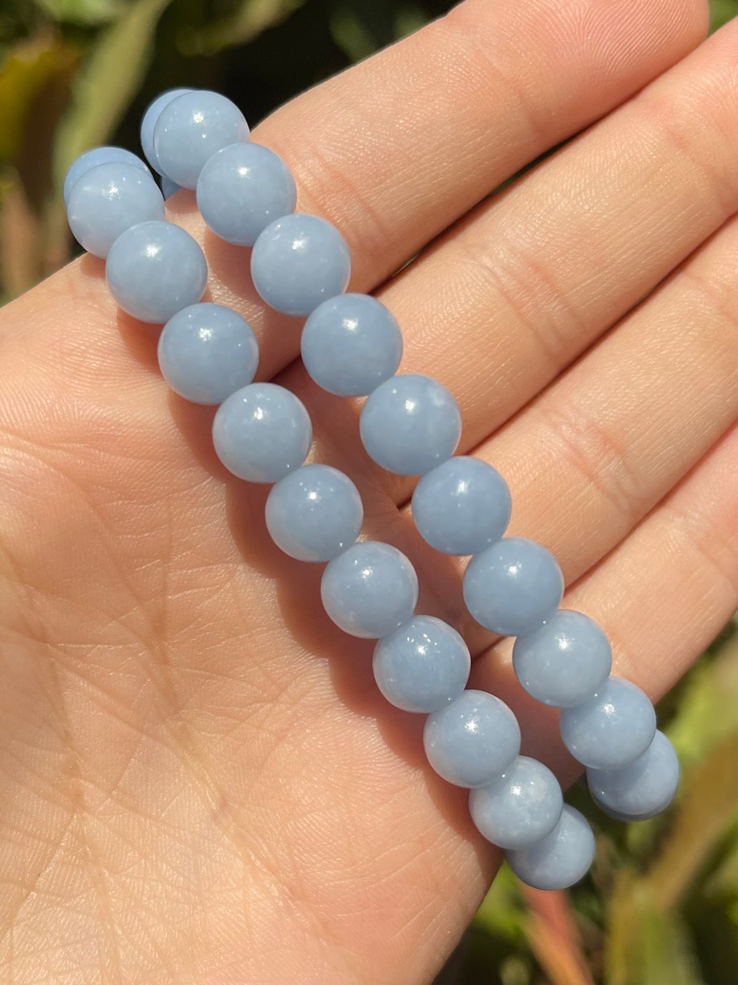 Angelite 8mm bracelet