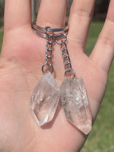 Load image into Gallery viewer, Clear Quartz Keychain
