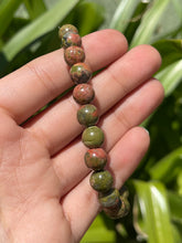 Load image into Gallery viewer, Unakite 8mm Bracelet
