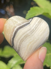 Load image into Gallery viewer, Zebra Calcite Puffy Heart
