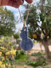 Load image into Gallery viewer, Blue Aventurine Snowman Ornament
