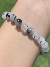 Load image into Gallery viewer, Tourmalinated Quartz 8mm Bracelet
