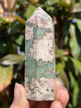 Load image into Gallery viewer, Green Flower Jasper Tower #B
