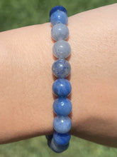 Load image into Gallery viewer, Blue Aventurine 8mm Bracelet
