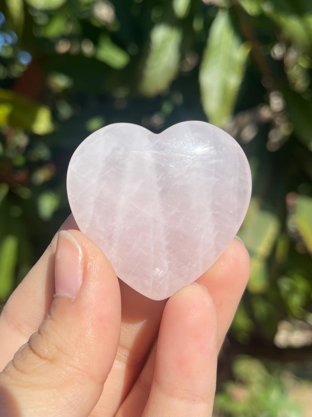 Rose Quartz Heart