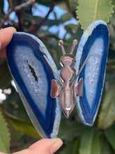 Load image into Gallery viewer, Blue Agate Butterfly #B
