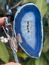 Load image into Gallery viewer, Blue Agate Butterfly #B
