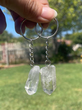 Load image into Gallery viewer, Clear Quartz Keychain
